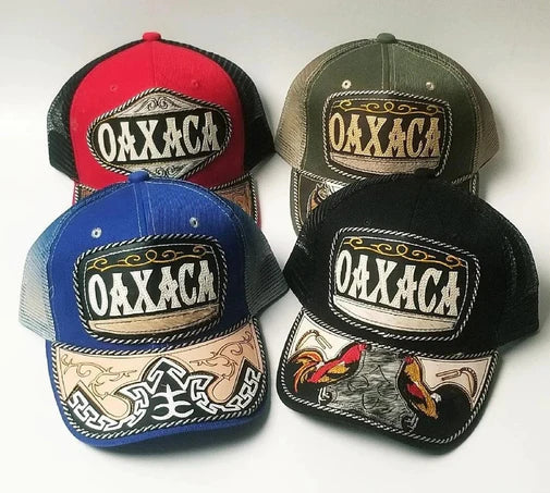 Gorra Artesanal con Bordado del Estado de Oaxaca