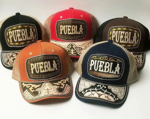 Gorra Artesanal con Bordado del Estado de Puebla