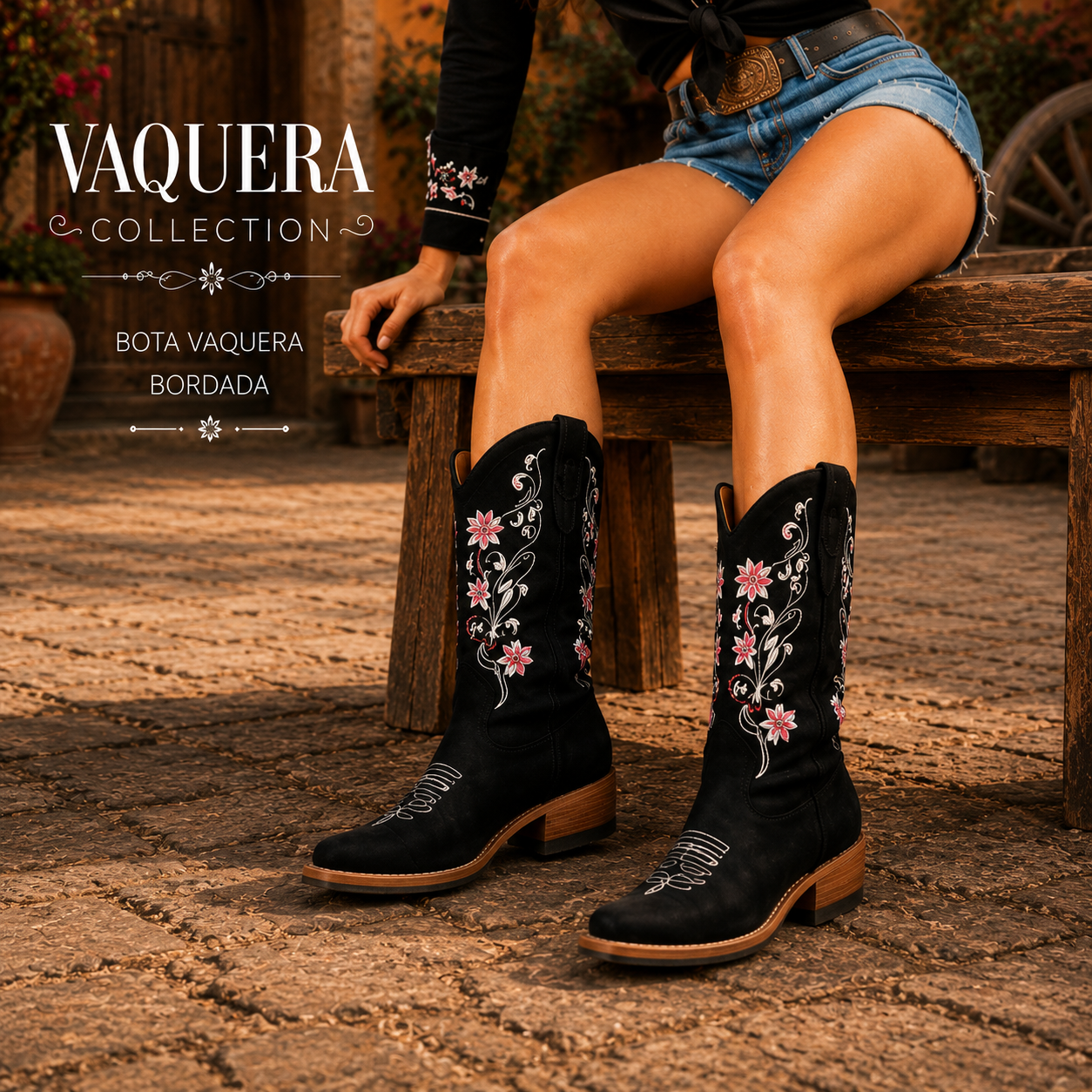 👢 Botas Mexicanas Vaqueras para Mujer