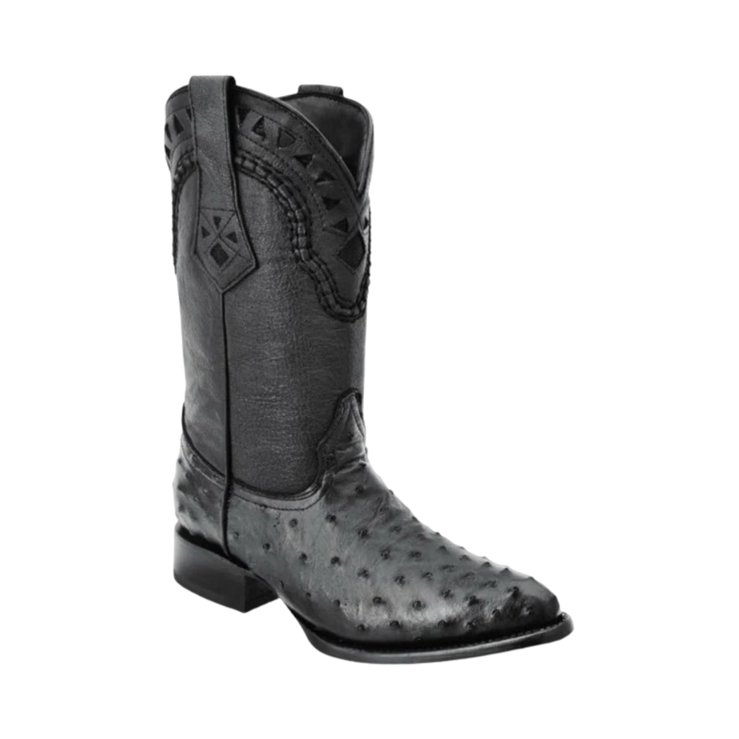 Botas White Diamond de Avestruz