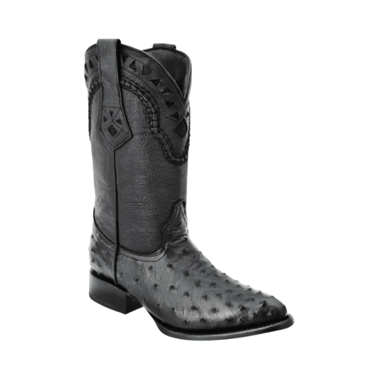 Botas White Diamond de Avestruz