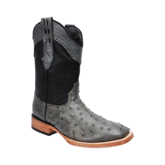 Botas White Diamond de Avestruz