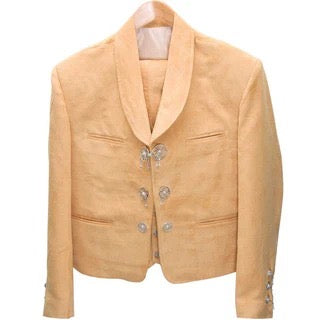 Traje Charro Fino Color Oro – Hombre, Importado de México