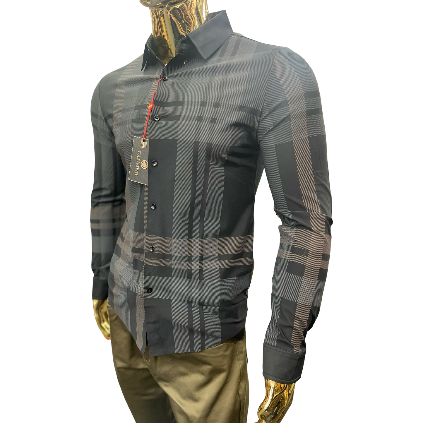 Camisa Vaquera de Cuadros Negro para Hombre | Estilo Casual Mexicano