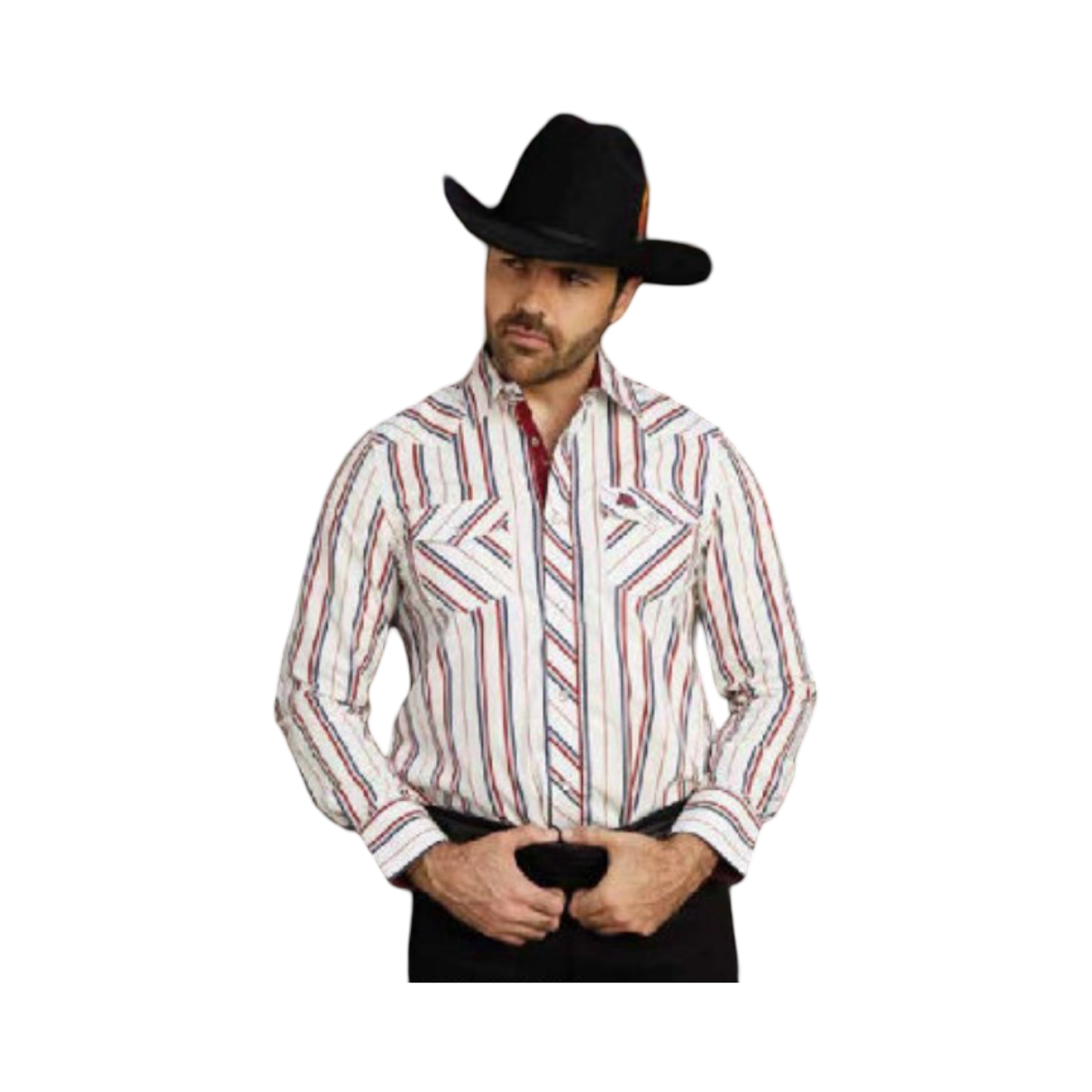 Camisa Vaquera Blanca Clásica Western – White Diamonds Boots