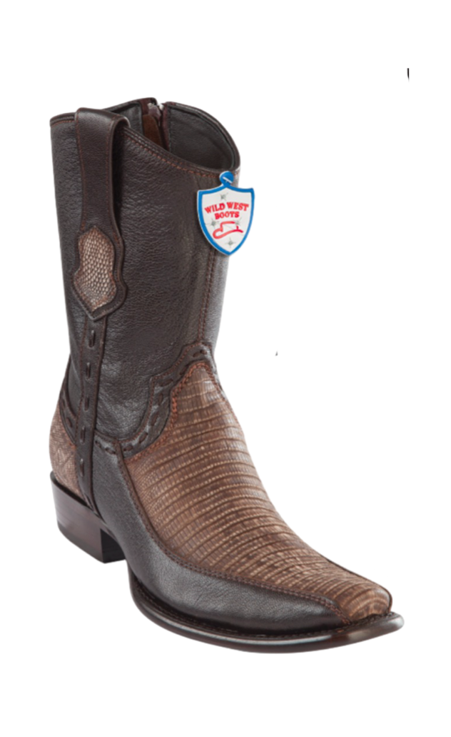 Wild West Botas de Armadillo Horma Dubai Toe Sand Brown