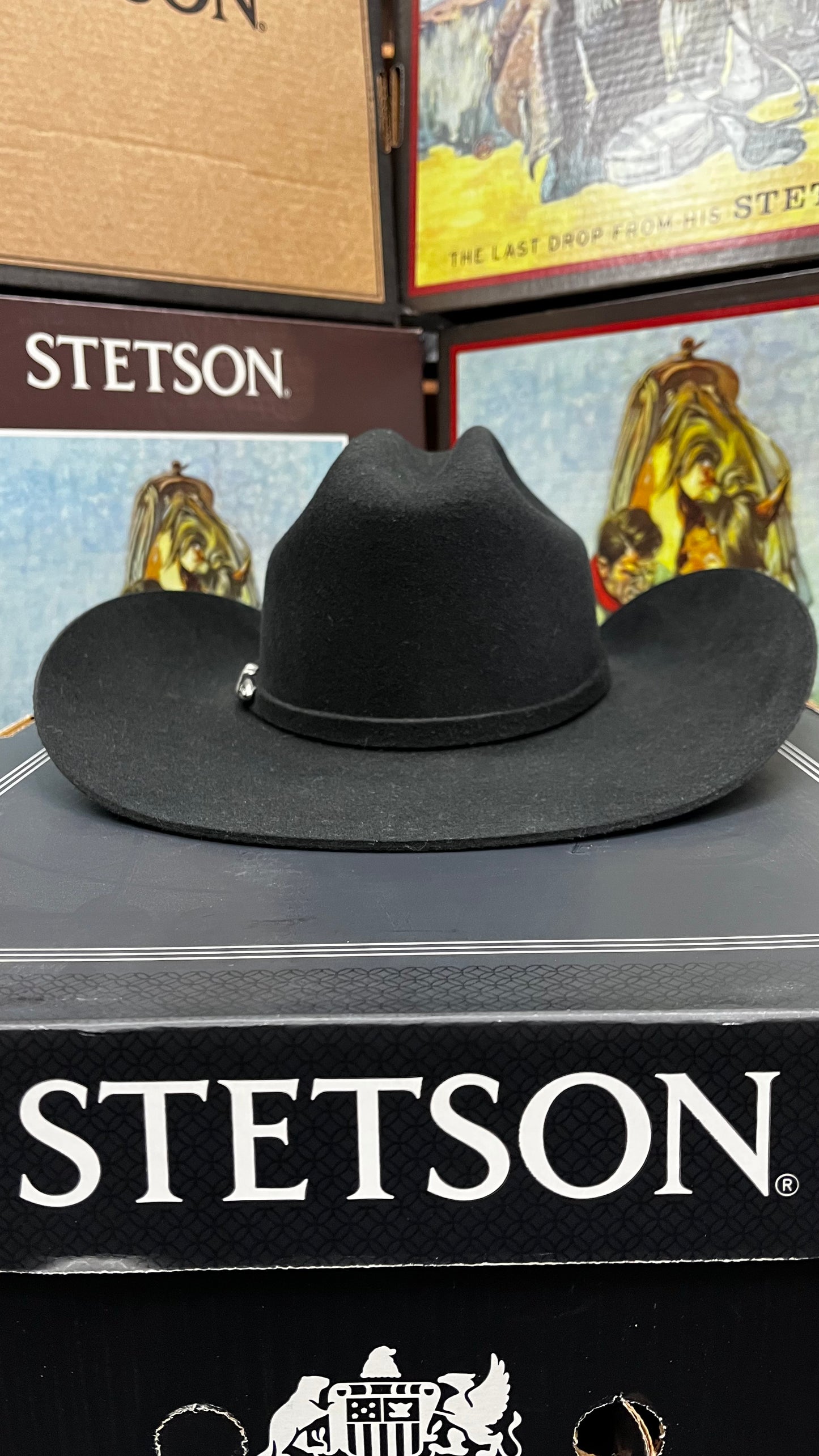 Texana 4X Stetson Deadwood Black