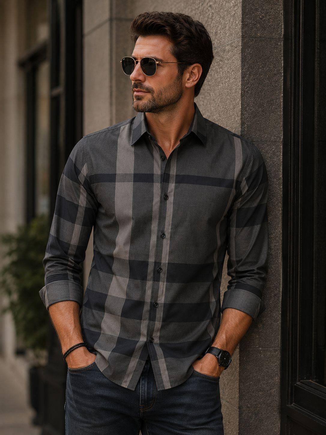 Camisa Moderna para Hombre | Estilo Casual Claro