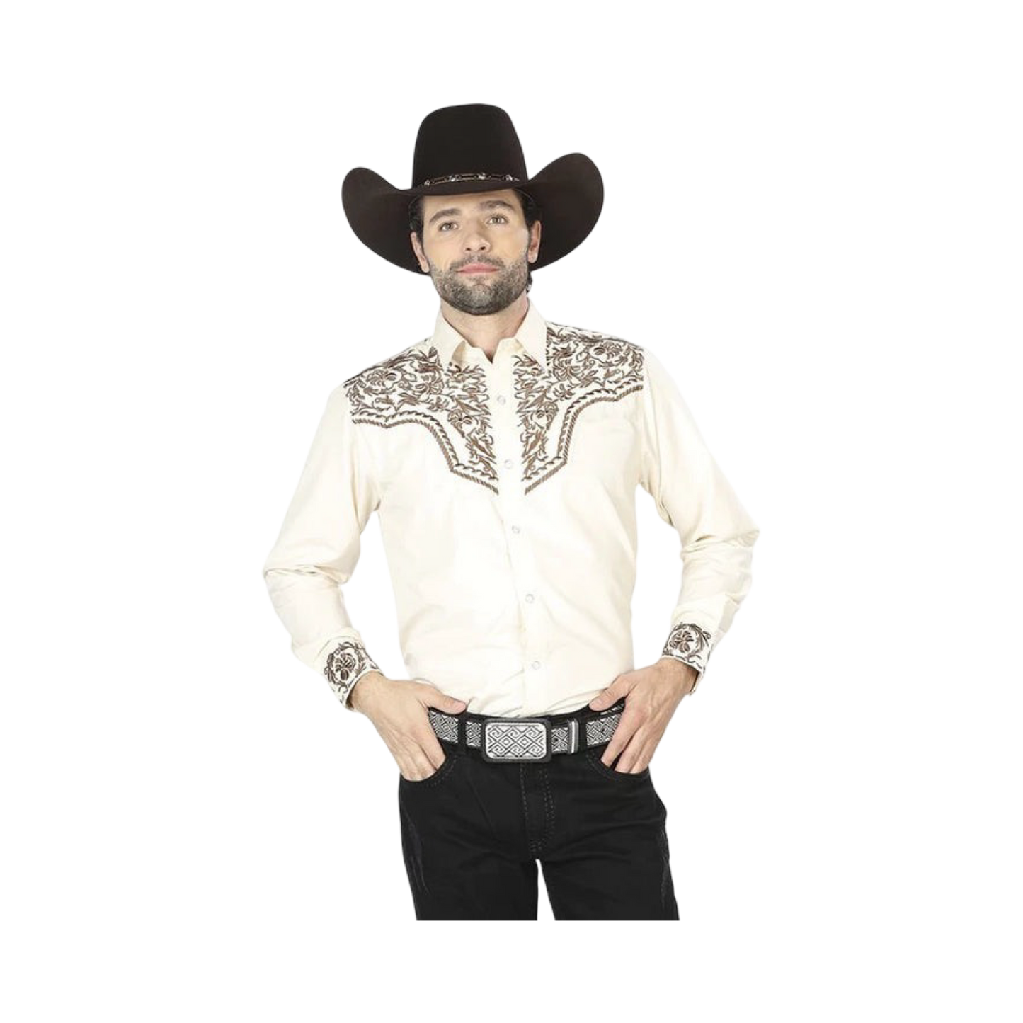 Camisa Vaquera Bordada El General
