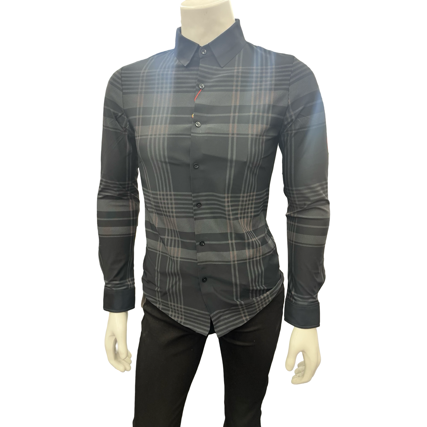 Camisa Vaquera de Cuadros Negro y Gris para Hombre | Estilo Casual