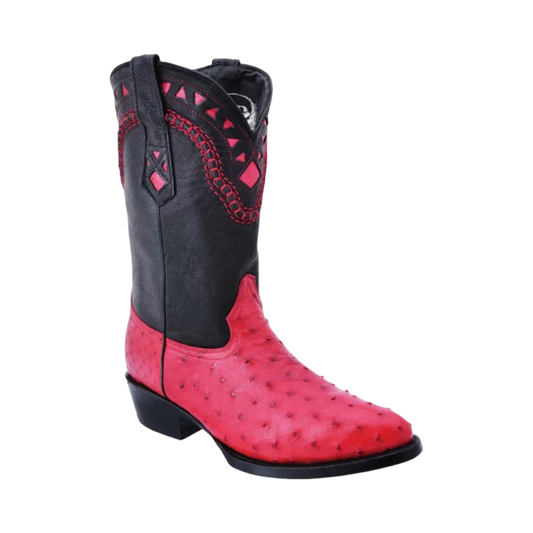 Botas White Diamond de Avestruz