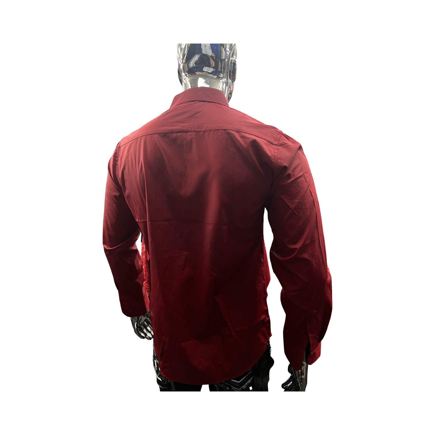 Camisa Rojo diseño moderna para Hombre - Liquidación