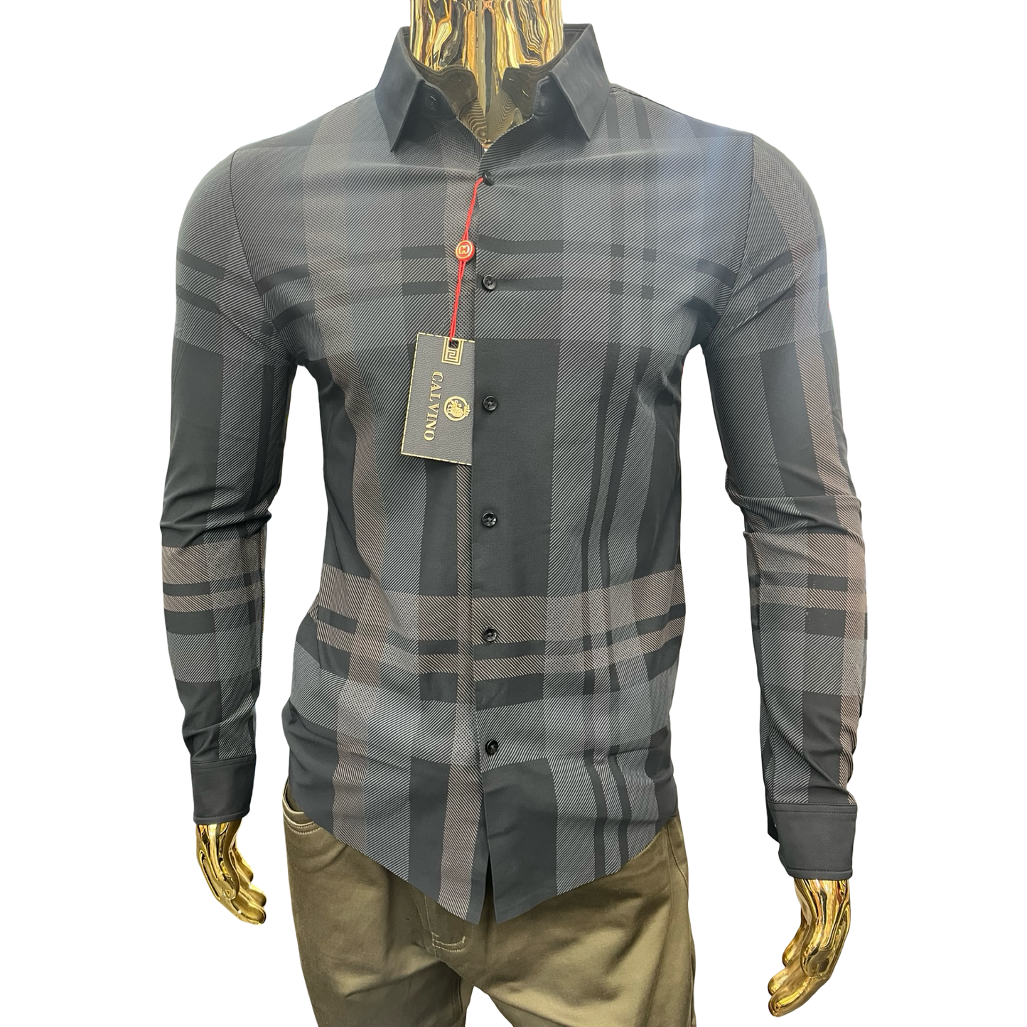 Camisa Vaquera de Cuadros Negro para Hombre | Estilo Casual Mexicano