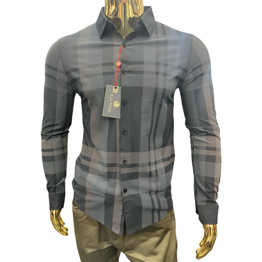 Camisa Vaquera de Cuadros Negro para Hombre | Estilo Casual Mexicano