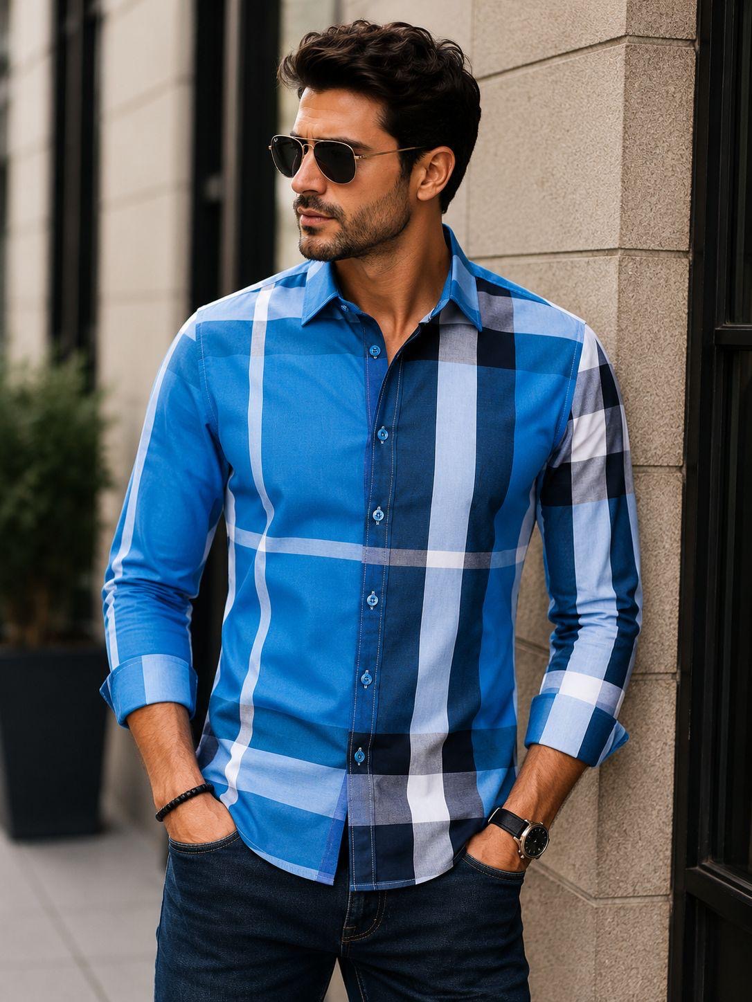 Camisa Moderna para Hombre | Estilo Casual Claro