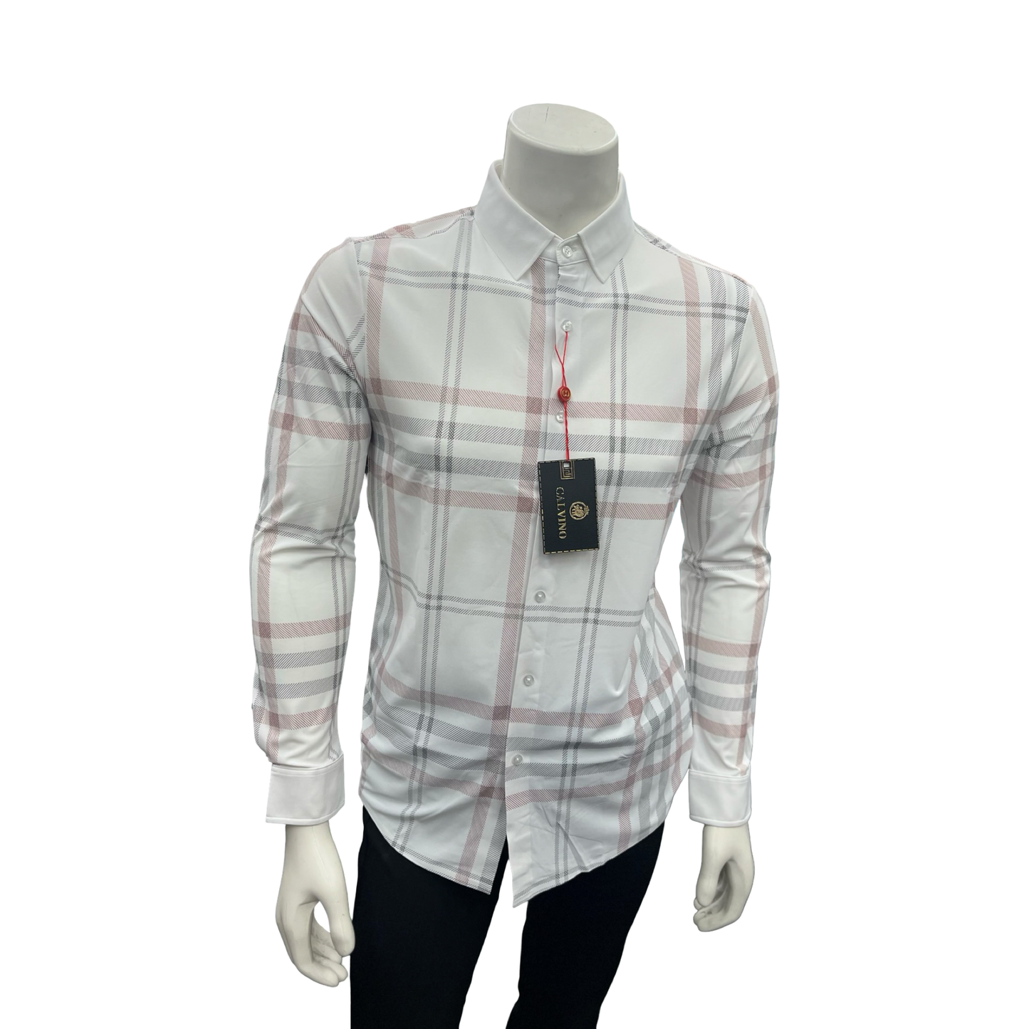 Camisa Vaquera de Cuadros Blanco y Rojo para Hombre | Estilo Mexicano