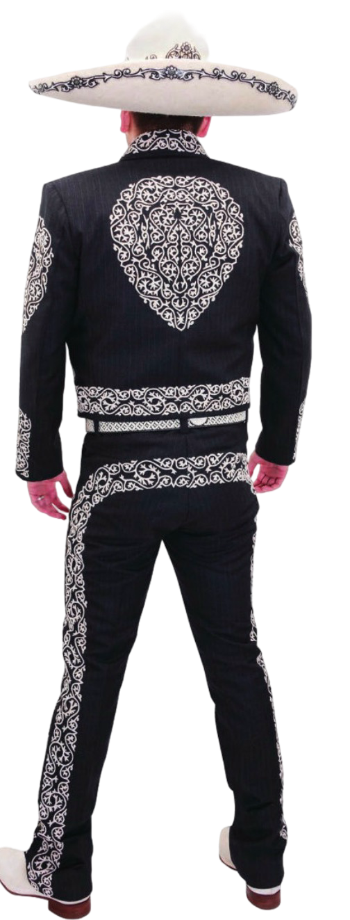 Traje Charro de Lujo Bordado Fino Mundo Charro para Hombre WD-1037