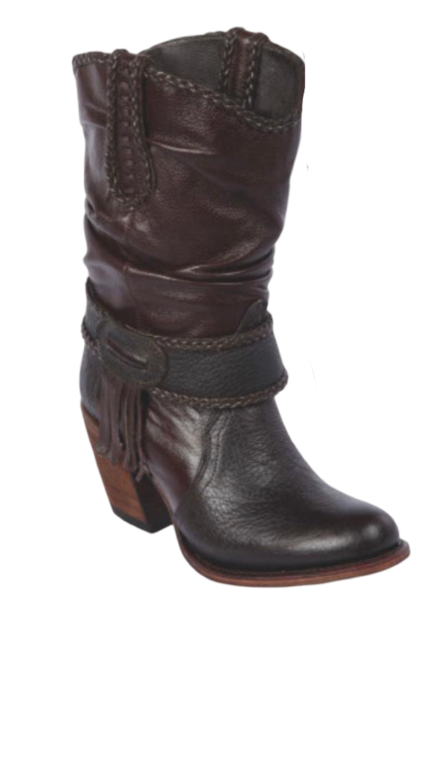 Botin De Cuero Quincy Boots Para Mujer