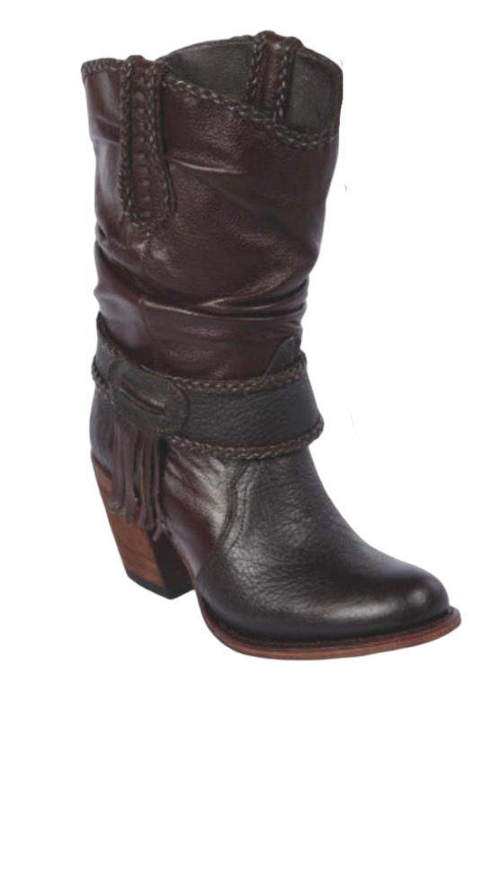 Botin De Cuero Quincy Boots Para Mujer