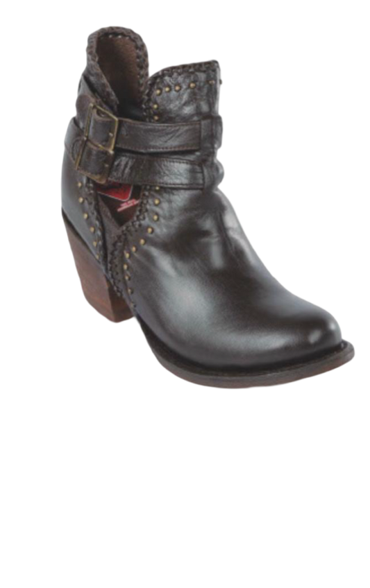 Botin De Cuero Quincy Boots Para Mujer