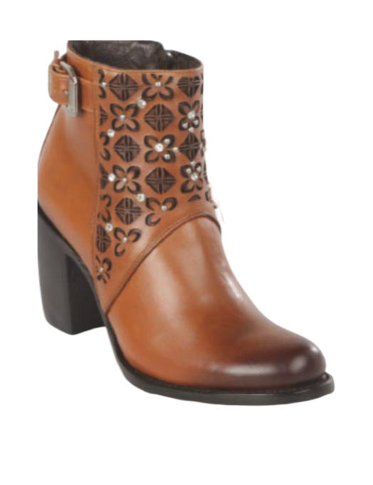 Botin De Cuero Quincy Boots Para Mujer