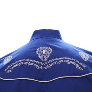 Camisas Charras Para Hombre Azul Rey Elegante