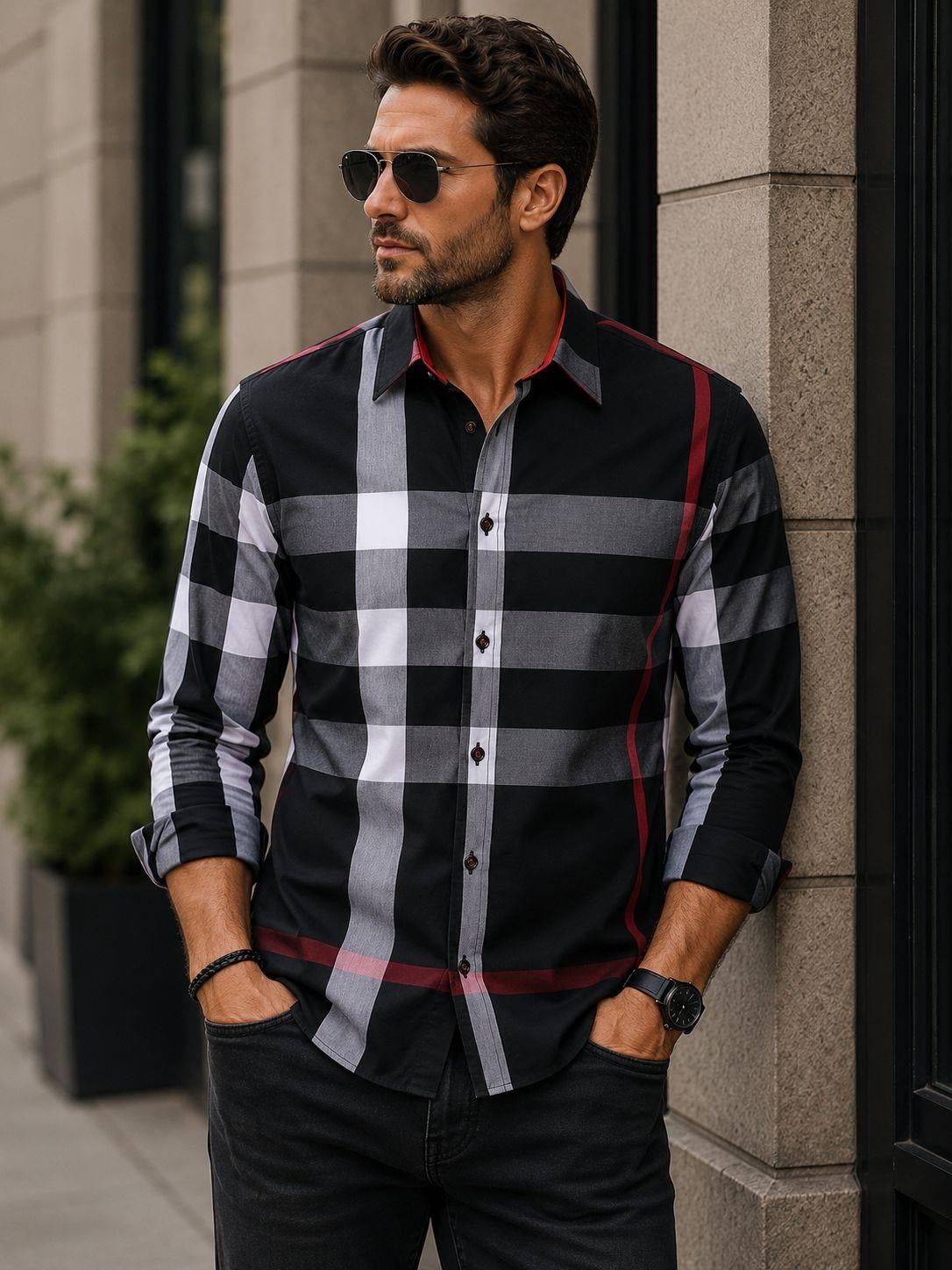 Camisa Moderna para Hombre | Estilo Casual Claro