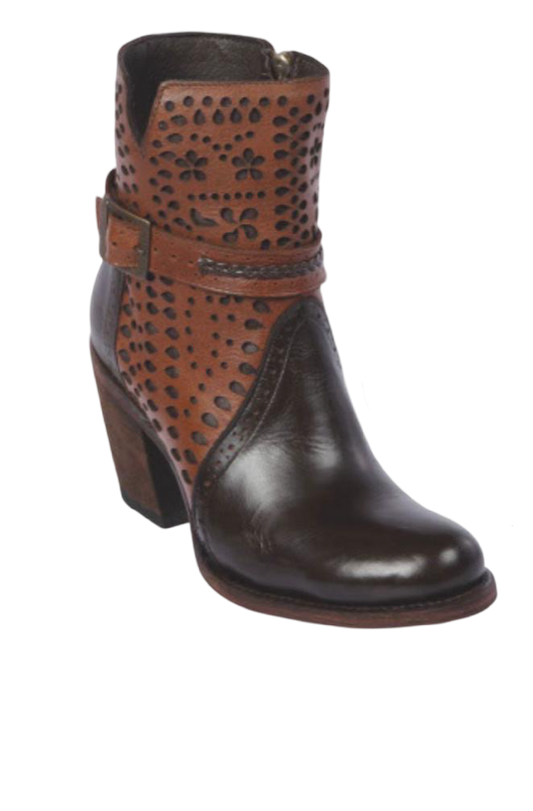 Botin De Cuero Quincy Boots Para Mujer