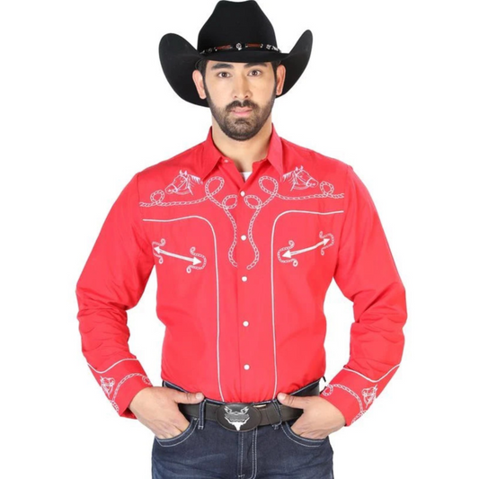 Camisa Vaquera Bordada El General