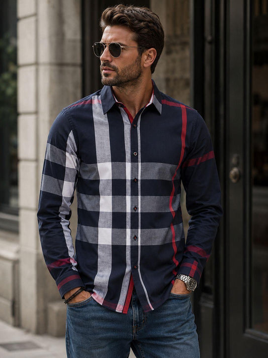 Camisa Moderna para Hombre | Estilo Casual Claro