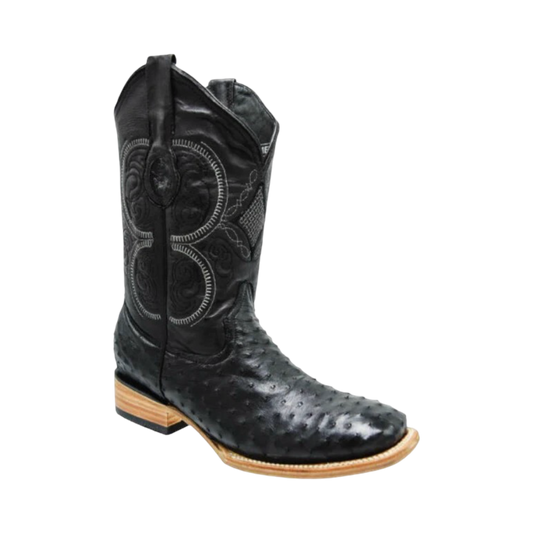 Botas White Diamond de Avestruz