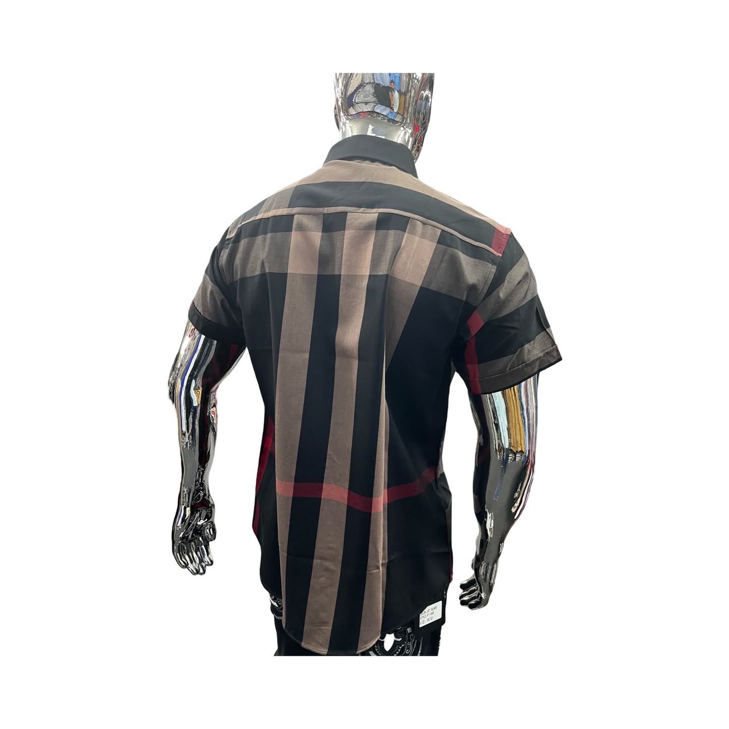 Camisa Casual de Cuadros Café Elegantes para Hombre