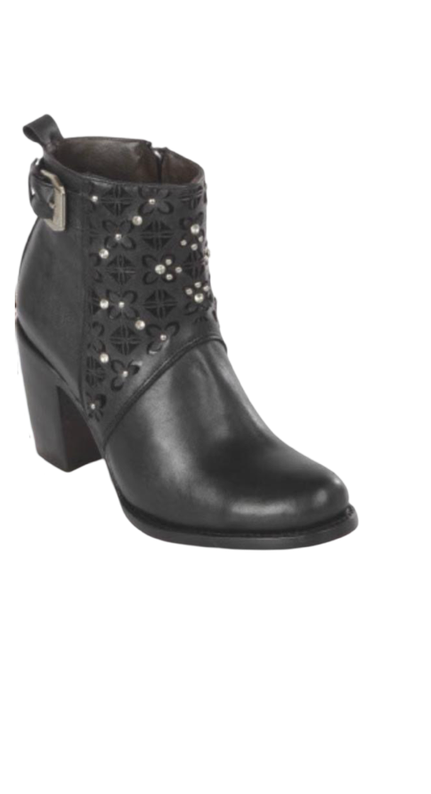 Botin De Cuero Quincy Boots Para Mujer