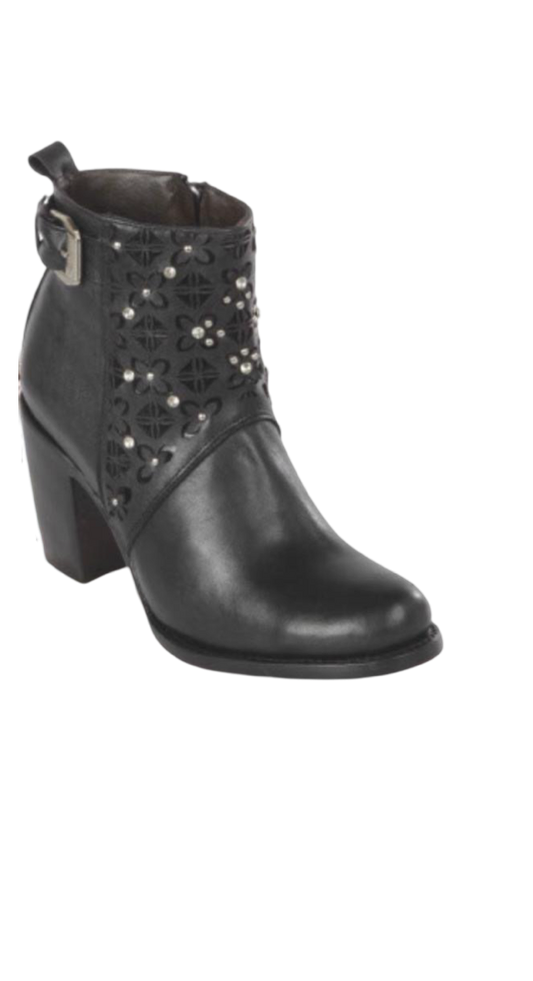 Botin De Cuero Quincy Boots Para Mujer