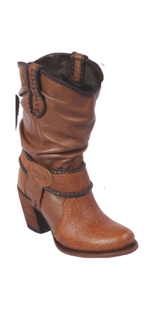 Botin De Cuero Quincy Boots Para Mujer