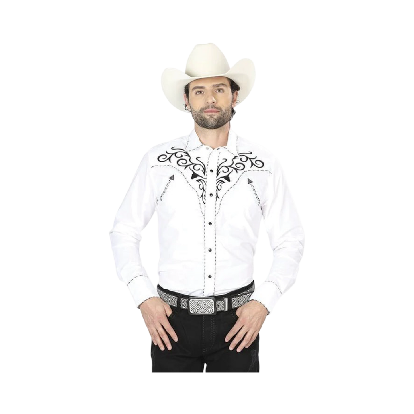 Camisa Vaquera Bordada El General