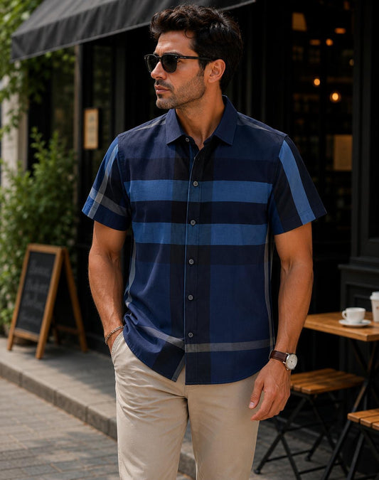 Camisa Moderna para Hombre | Estilo Casual Claro