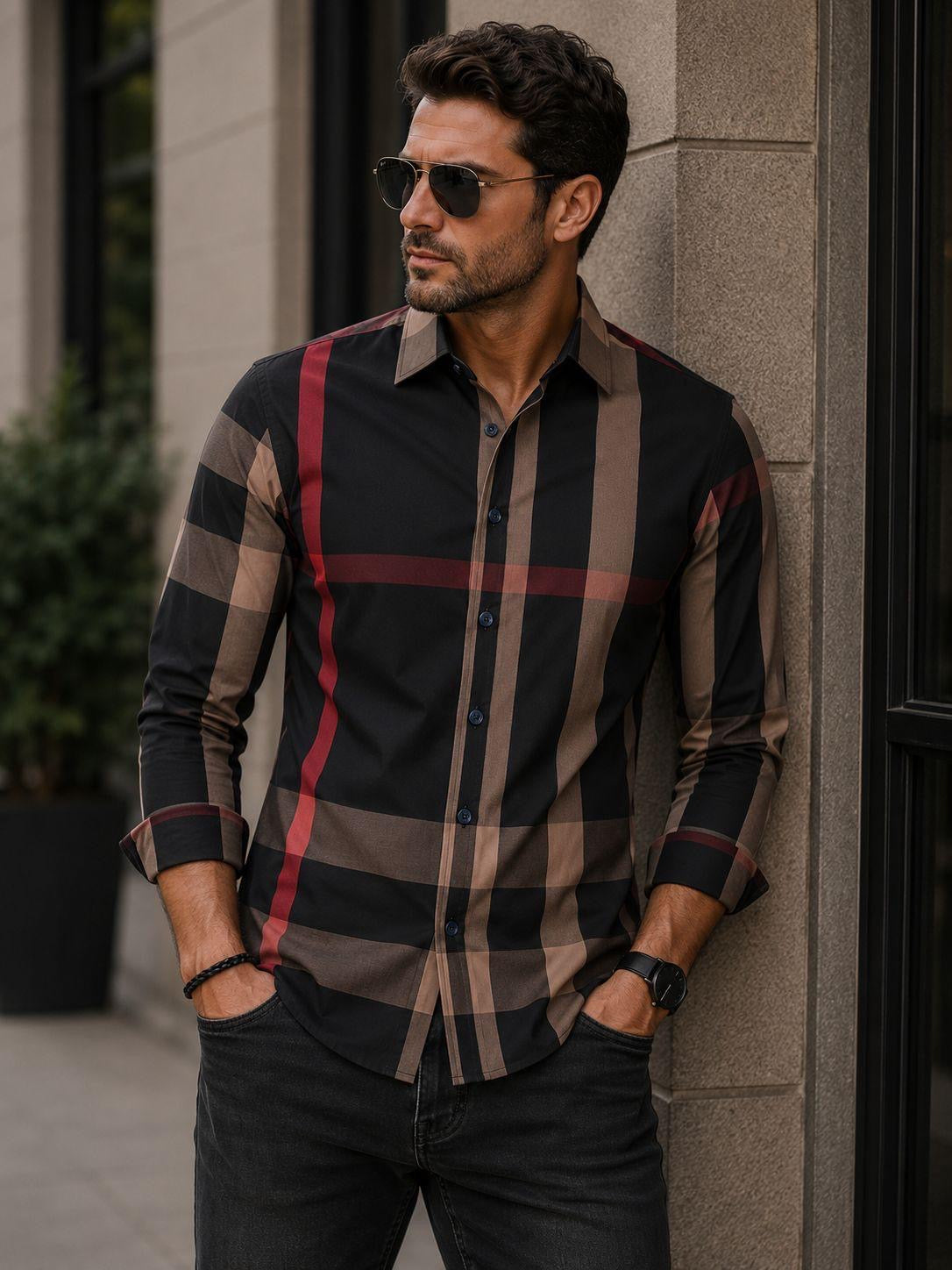 Camisa Moderna para Hombre | Estilo Casual Claro