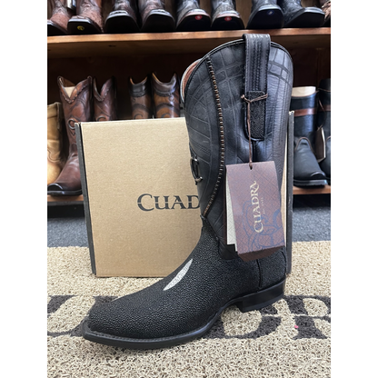 Bota de Mantarraya Original Negra con Horma Sniptoe | CUADRA