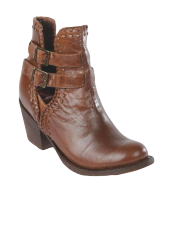 Botin De Cuero Quincy Boots Para Mujer