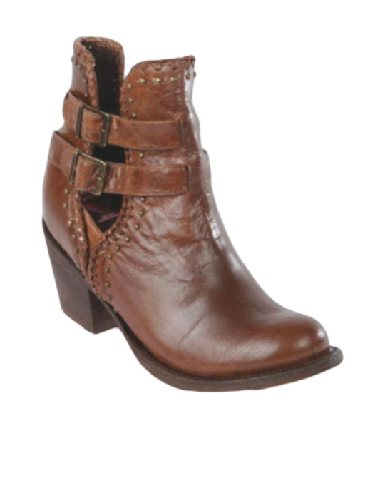 Botin De Cuero Quincy Boots Para Mujer