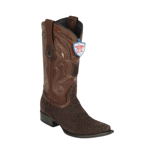 Bota de Pitón Original Horma Punta Recortada Wild West
