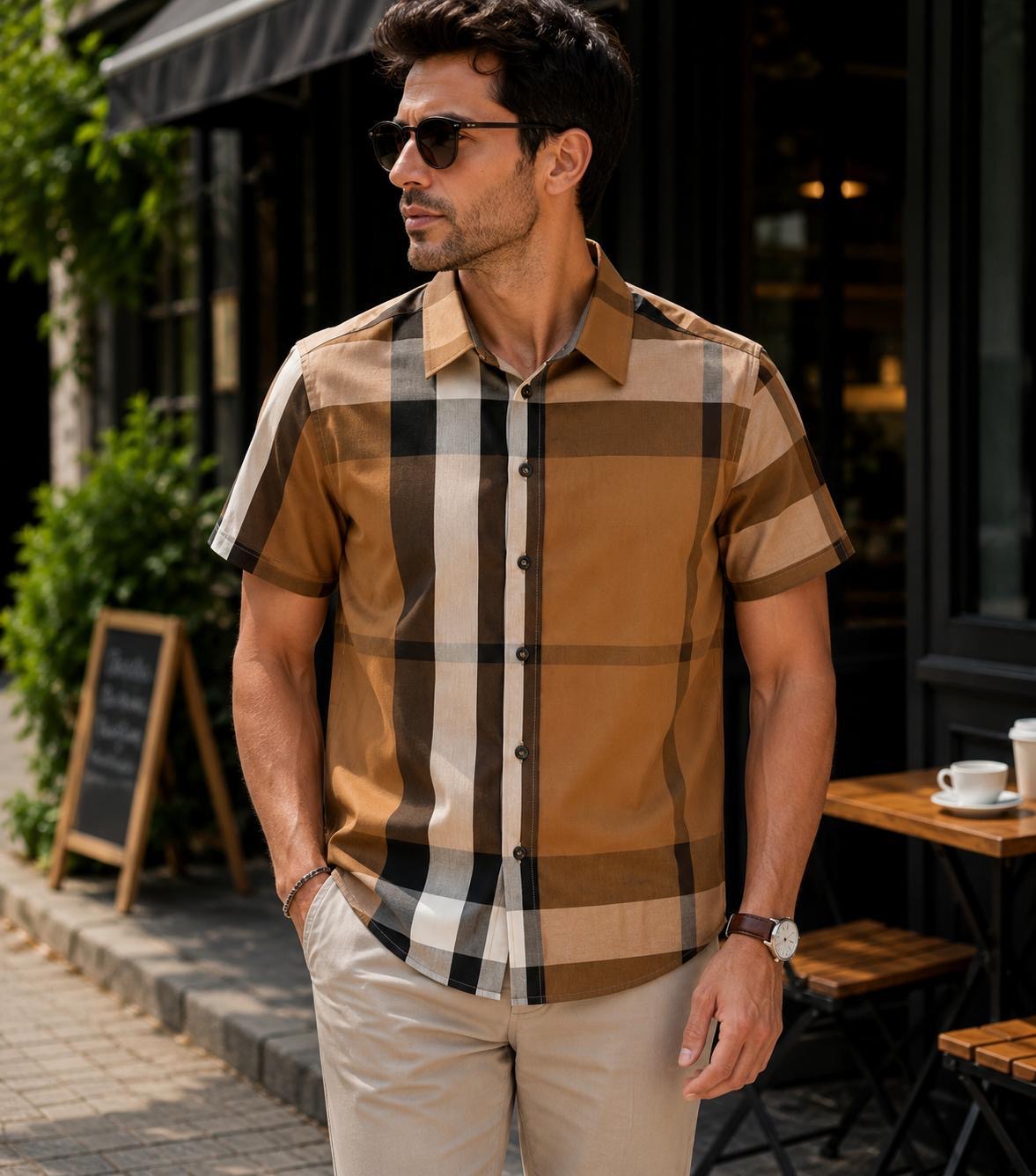 Camisa Moderna para Hombre | Estilo Casual Claro
