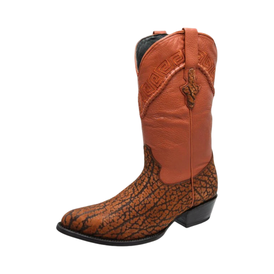 Botas cognac de cuello de toro White Diamond con horma 900 cómoda y elegante.