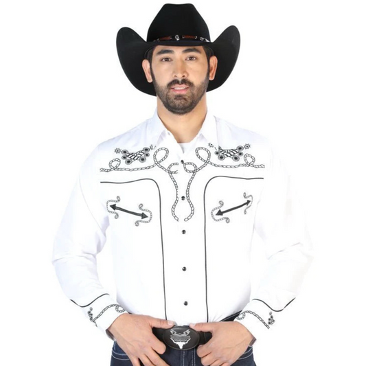 Camisa Vaquera Bordada El General
