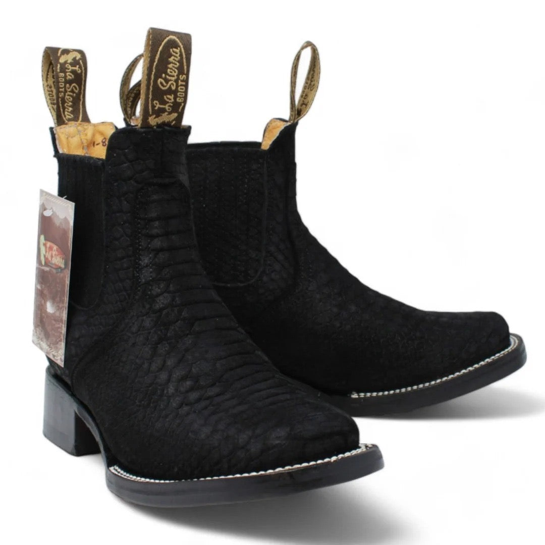 Botines Charros punta Cuadrada para Mujer – Mexican Leather Boots