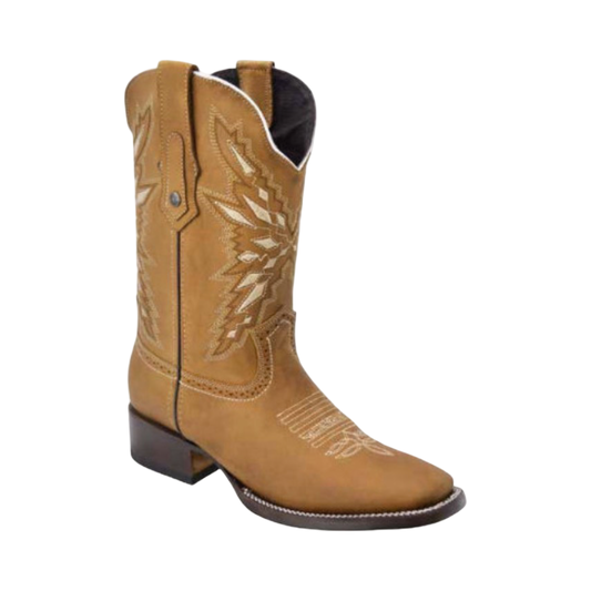 Bota Crazy Full Rodeo color Honey Miel - White Diamonds Boots