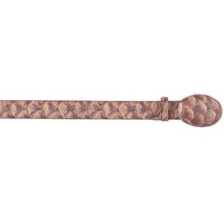 Cinto de Pirarucú Mink Mate con Acabado Natural – Los Altos Boots