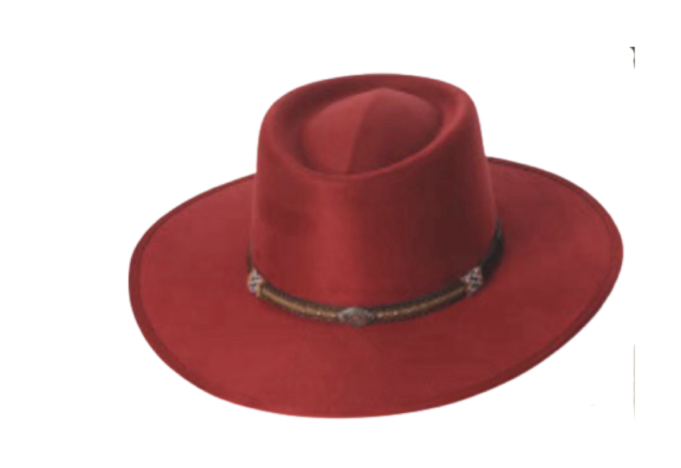 Texana Sombrero Vaquero Nobuk Para Mujer- Western Cowgirl Hats