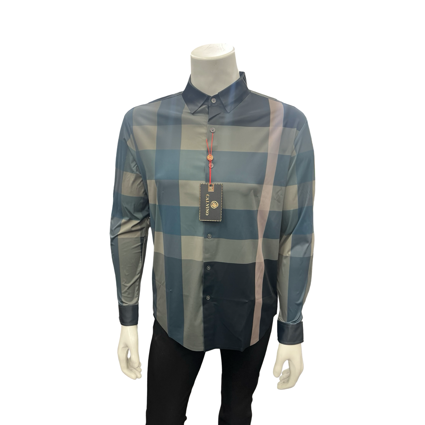 Camisa Vaquera de Cuadros Azul para Hombre | Estilo Casual Moderno